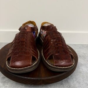 Brown Leather‎ Sandals